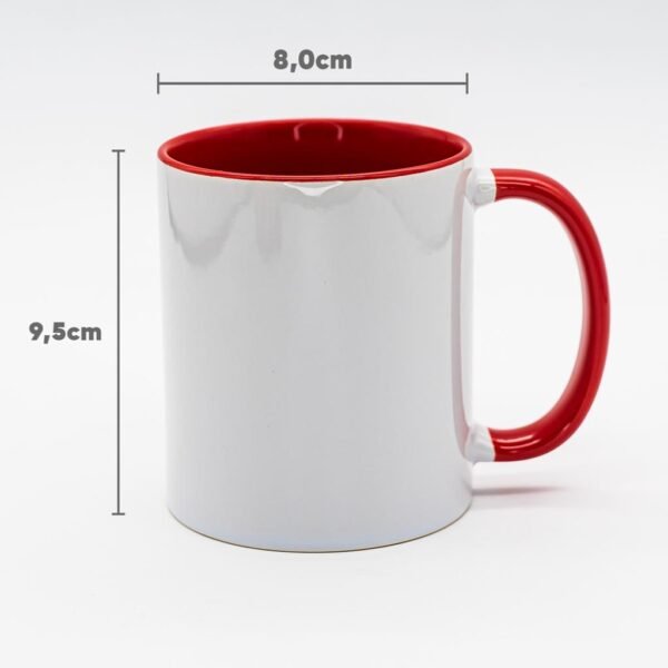 Taza Roja Personalizada - Imagen 3