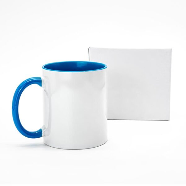 Taza Azul Personalizada - Imagen 2
