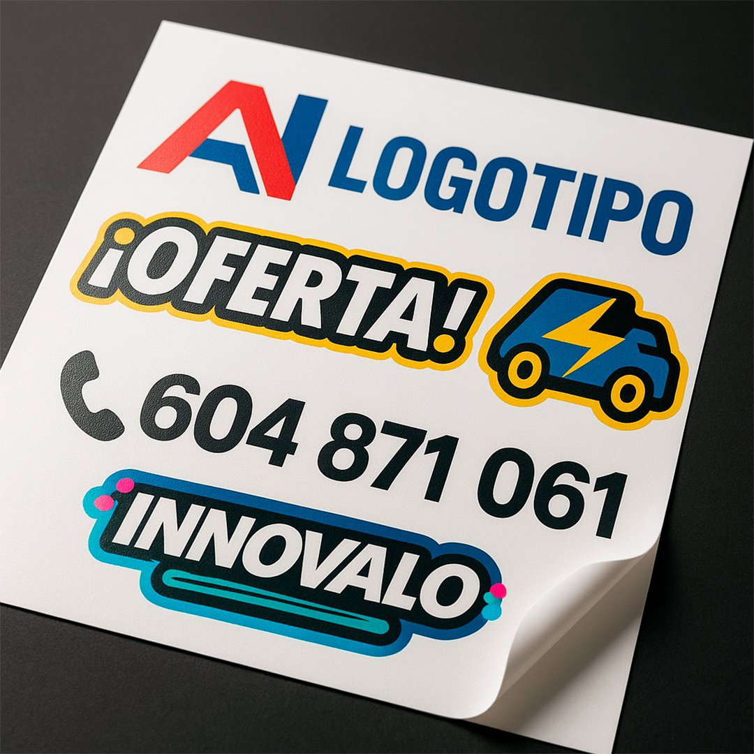 Vinilos Adhesivos Personalizados para Coches, Paredes y Superficies