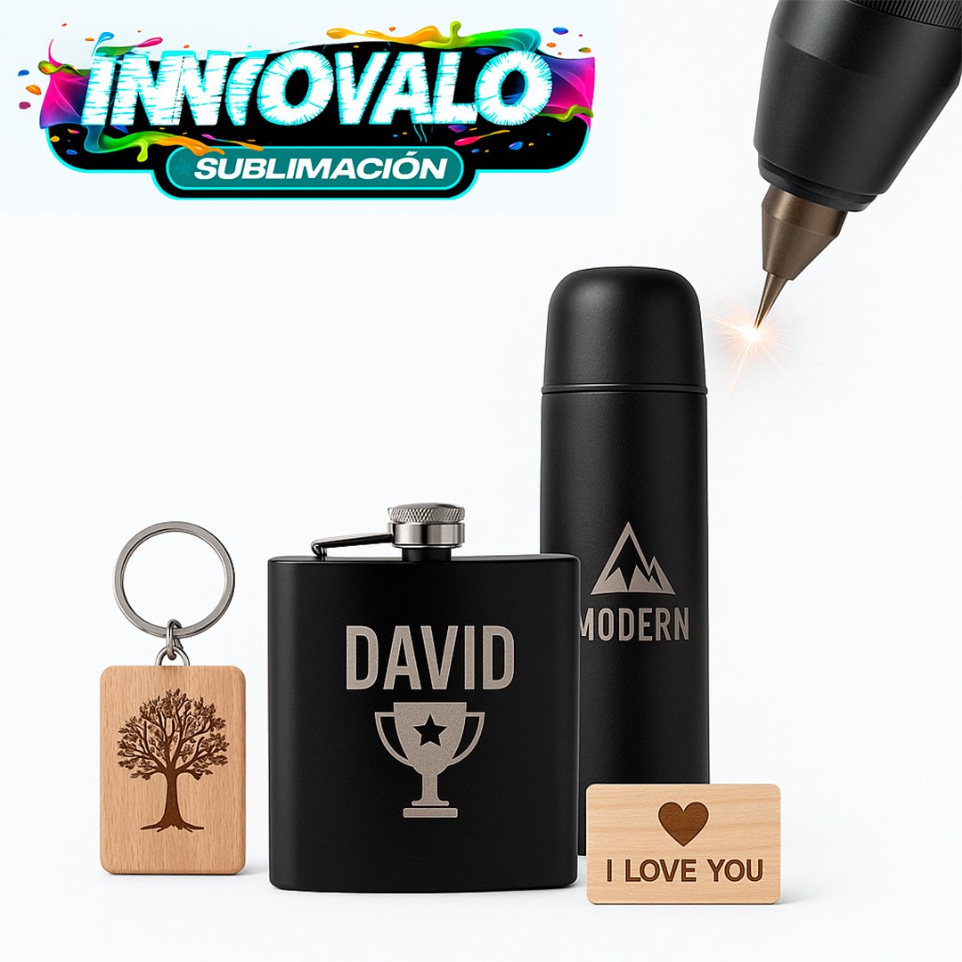 Marcación Láser de Termos, Tazas u otros productos.