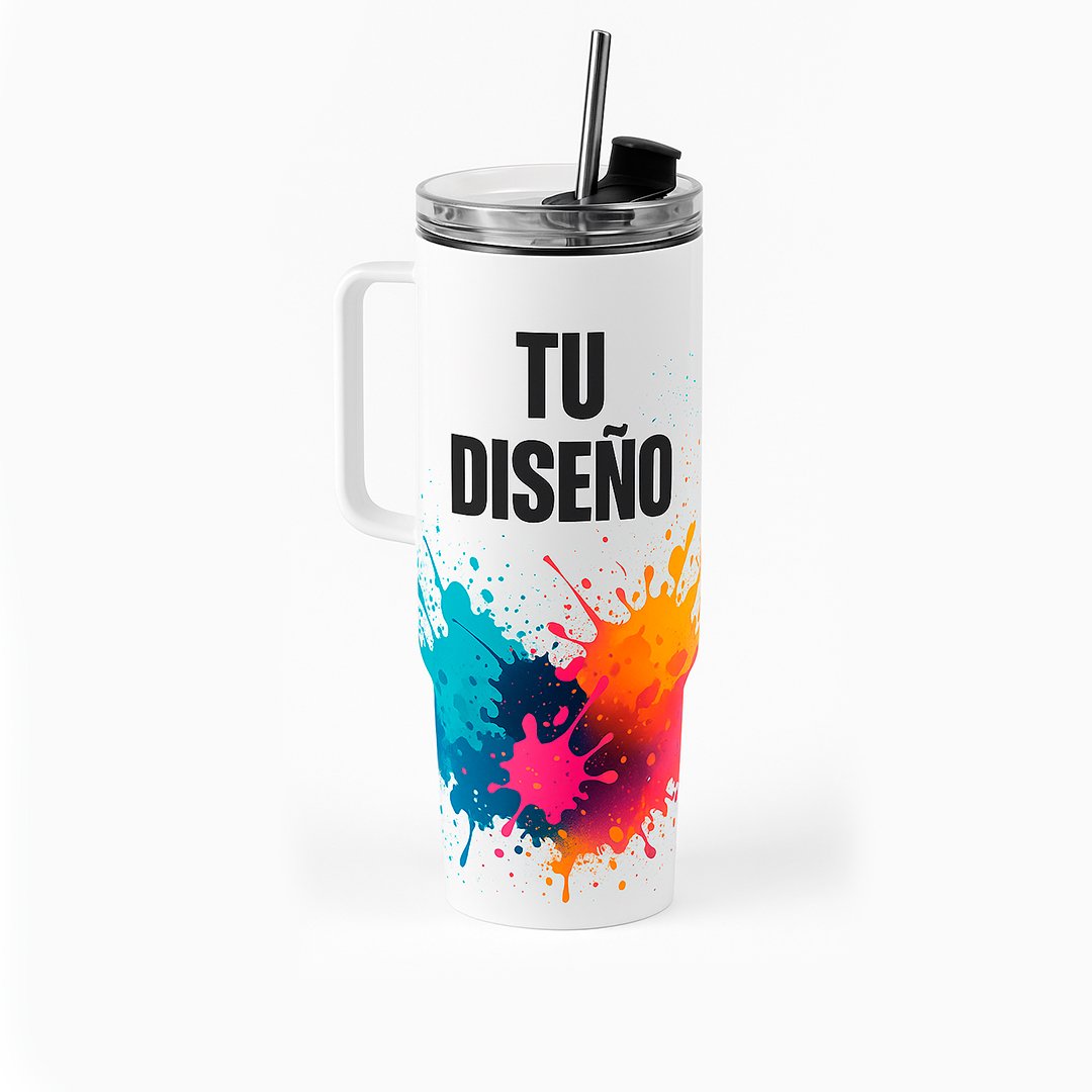 Vaso con Asa 40 Oz Caliente - Frio - Imagen 7