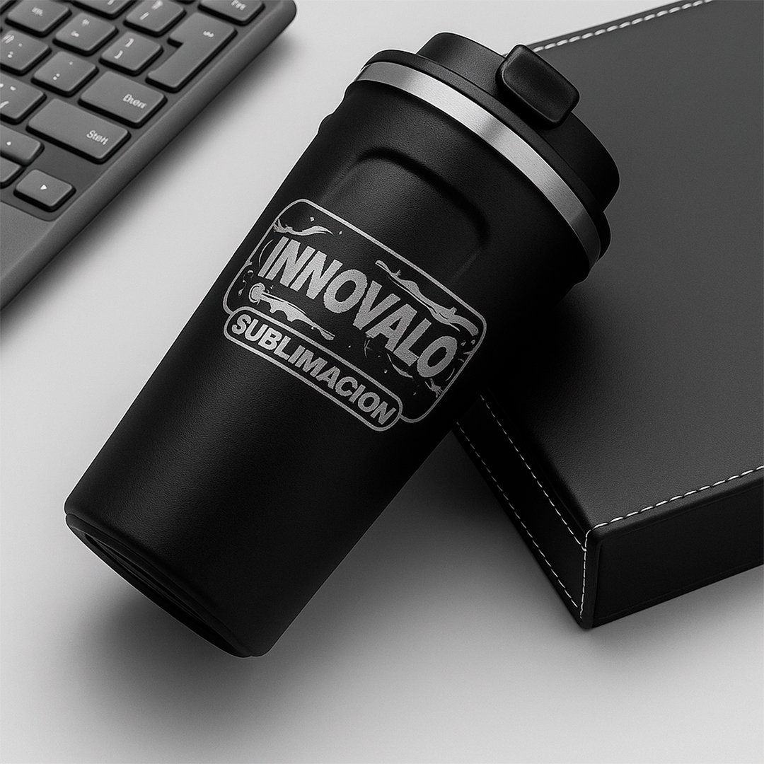 Taza de café de acero inoxidable de viaje de 510ML - Imagen 2