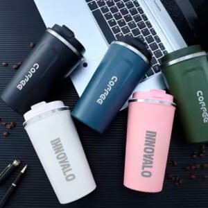 Taza de café de acero inoxidable de viaje de 510ML