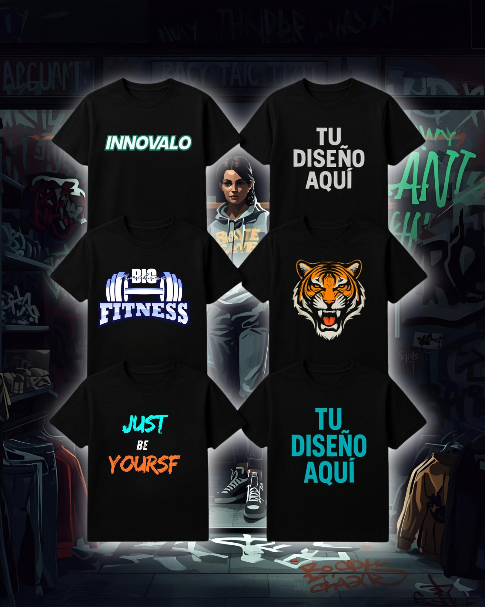 Camiseta Personalizada – Vinilo Textil o DTF
